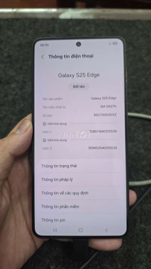 Samsung Galaxy S25 Edge 12GB 512GB Đen. Mua bán Điện thoại tại Quận Thanh Xuân Hà Nội được đăng bởi Người Bình Thường hình 1