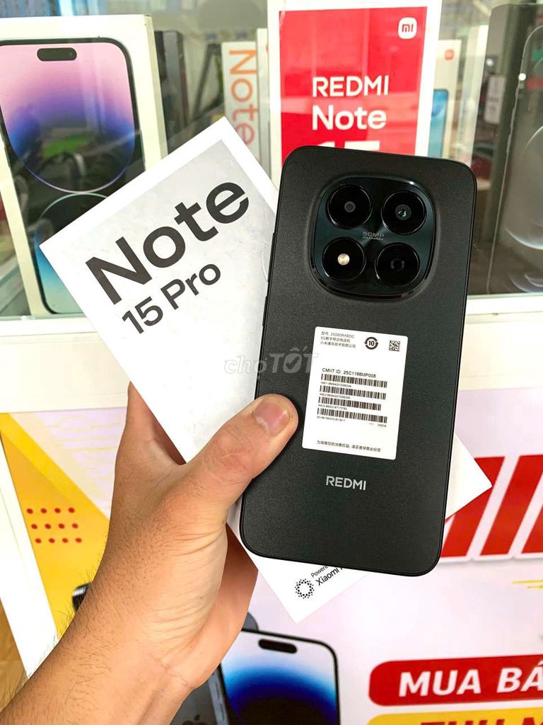 Xiaomi Note 15 Pro ( 12G / 256G ) Full Box. Mua bán Điện thoại tại Quận Ninh Kiều Cần Thơ được đăng bởi Nhựt Mobile hình 1
