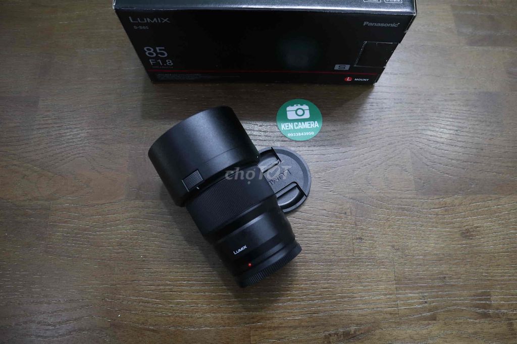 Ống kính Lumix 85 1.8 đẹp kính đẹp Fullbox