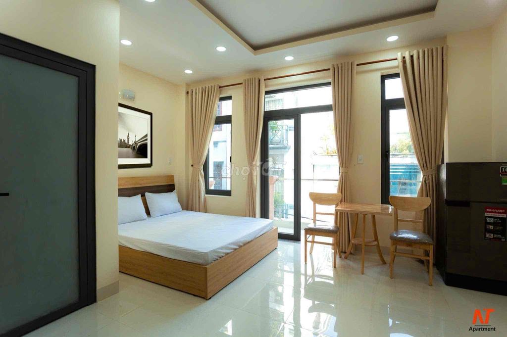 Cho Thuê Studio Balcon 30m2 Máy Giặt Riêng Ngay ĐH Hoa Sen, ĐH UEH Q10