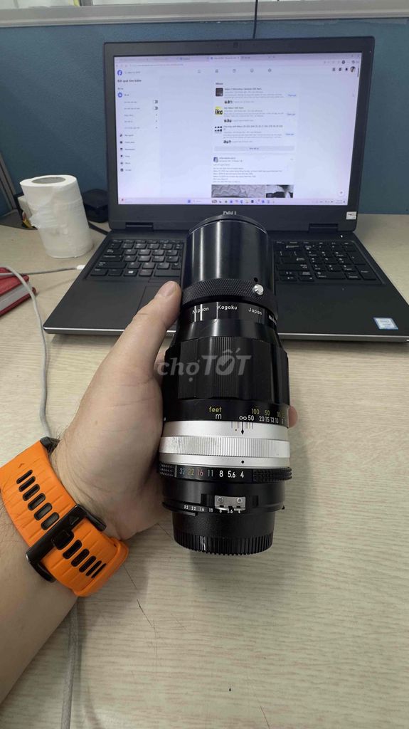 Ống kính Nikon Nikkor-Q 200f4 Đen. Mua bán Máy ảnh, Máy quay tại Quận Hoàng Mai Hà Nội được đăng bởi Leo hình 1