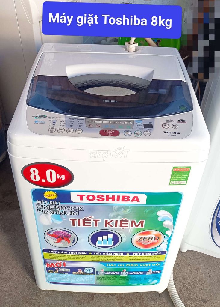 Máy giặt Toshiba 8kg. Mua bán Máy giặt tại Thành phố Nha Trang Khánh Hòa được đăng bởi Điện Lạnh Duy Quang Nha Trang   hình 1