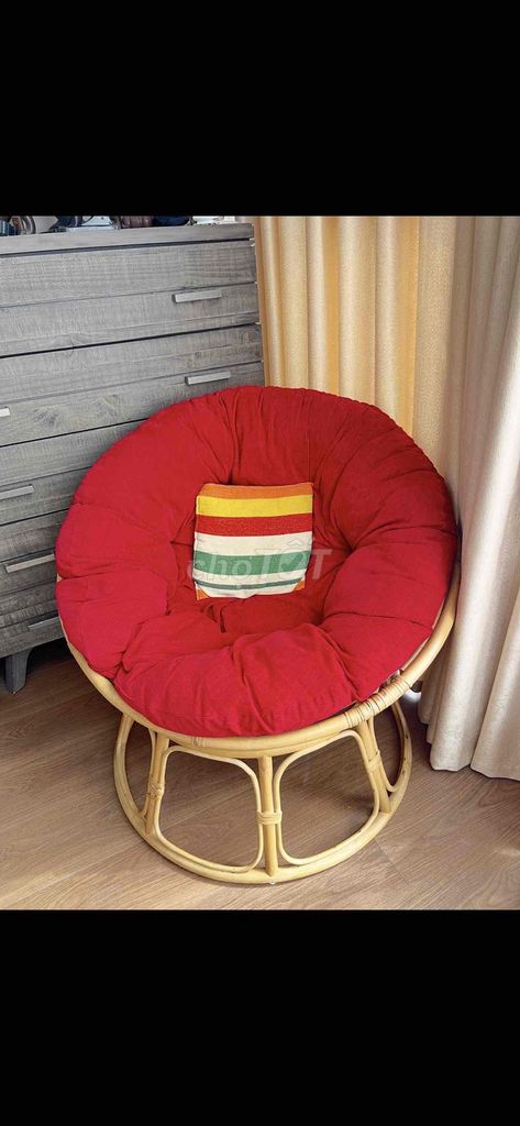 Ghế Papasan Mây Đỏ Size To. Mua bán Bàn ghế tại Quận Long Biên Hà Nội được đăng bởi Nhatminh hình 1