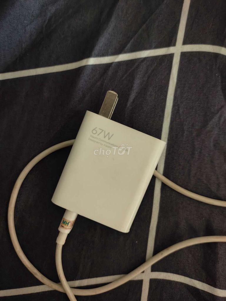 Củ sạc Xiaomi 67W Trắng Sạc nhanh. Mua bán Phụ kiện (Màn hình, Chuột...) tại Huyện Gò Dầu Tây Ninh được đăng bởi Vô Thường hình 1