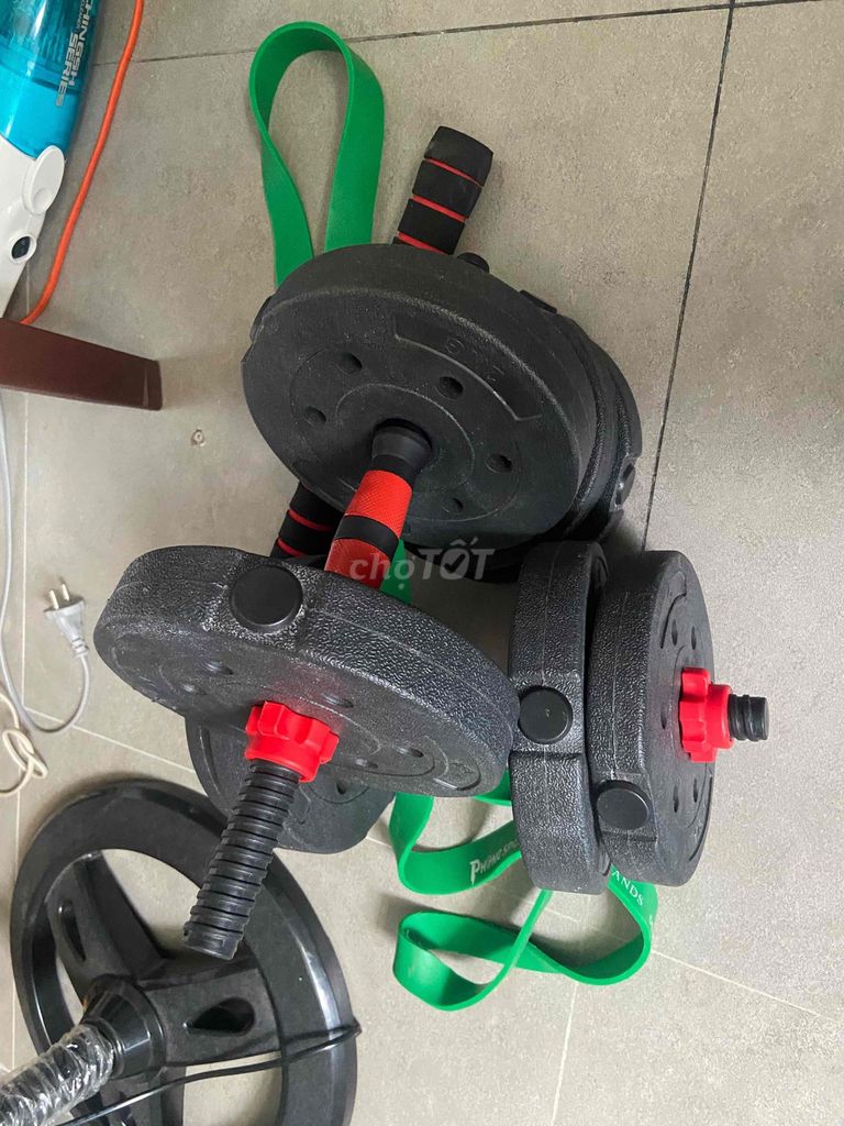 Tạ tay gang Đen Đỏ. Mua bán Đồ thể thao, Dã ngoại tại Quận 1 Tp Hồ Chí Minh được đăng bởi Tin Do hình 1