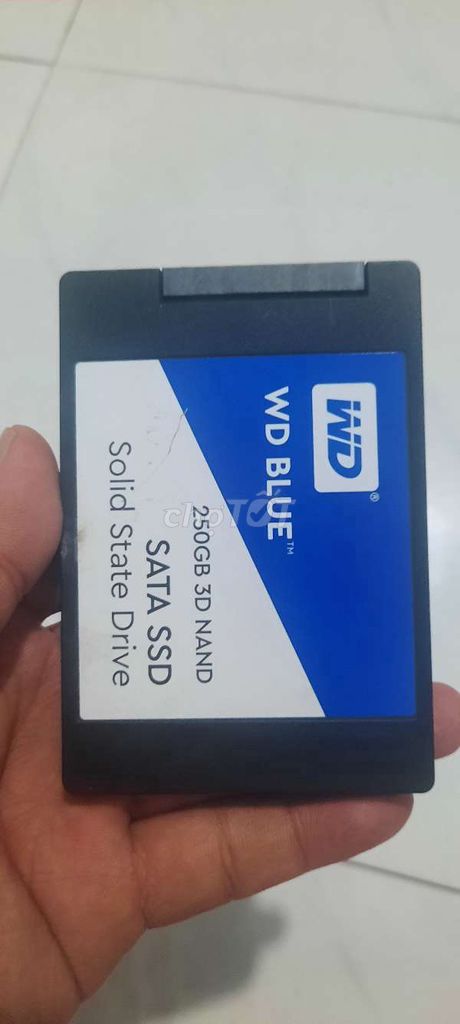 Ổ cứng SSD WD Blue 250GB cài mới sẵn win 10 64bit . Mua bán Linh kiện (RAM, Card...) tại Quận 12 Tp Hồ Chí Minh được đăng bởi Nội Thất Ngôi Nhà Xanh  hình 1