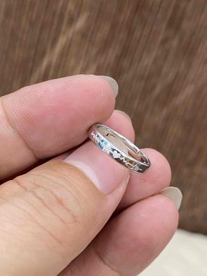 Nhẫn bạc Nữ 925 mạ vàng trắng, form nhỏ, hoạ tiết. Mua bán Phụ kiện thời trang khác tại Quận 5 Tp Hồ Chí Minh được đăng bởi Duan Pham