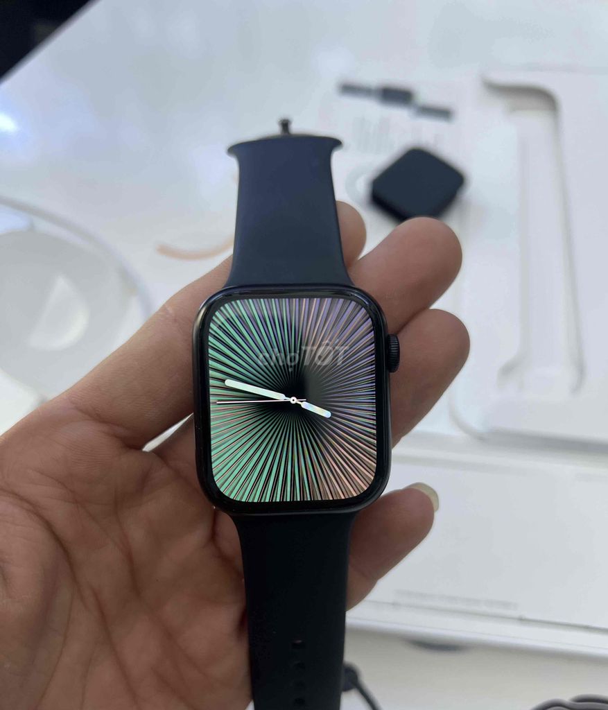 Apple Watch s9 45mm gps Pin 100%, đẹp 99% Fullbox