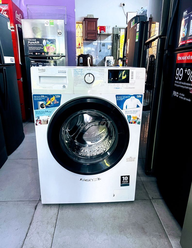 MÁY GIẶT BEKO 9 KG INVERTER. Mới 93%.. Mua bán Máy giặt tại Thành phố Thủ Đức Tp Hồ Chí Minh được đăng bởi ĐIỆN MÁY HÙNG PHƯƠNG hình 1