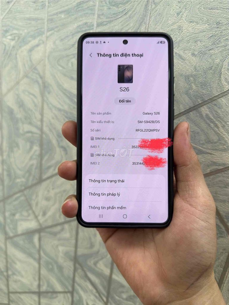 Samsung S26 256GB Đen Đã sử dụng. Mua bán Điện thoại tại Quận Bình Thạnh Tp Hồ Chí Minh được đăng bởi Nguyễn Đức hình 1