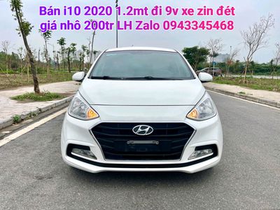 Hyundai i10 1,2MT 2020 Trắng 9 vạn bản đủ Zin đét