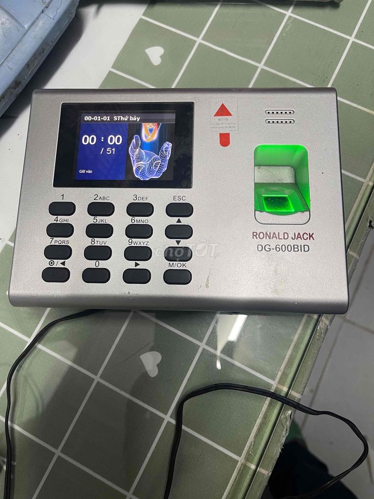 Máy chấm công Ronald Jack DG-600BID. Mua bán Đồ dùng văn phòng tại Huyện Hóc Môn Tp Hồ Chí Minh được đăng bởi NGUYỄN VĂN VINH hình 1