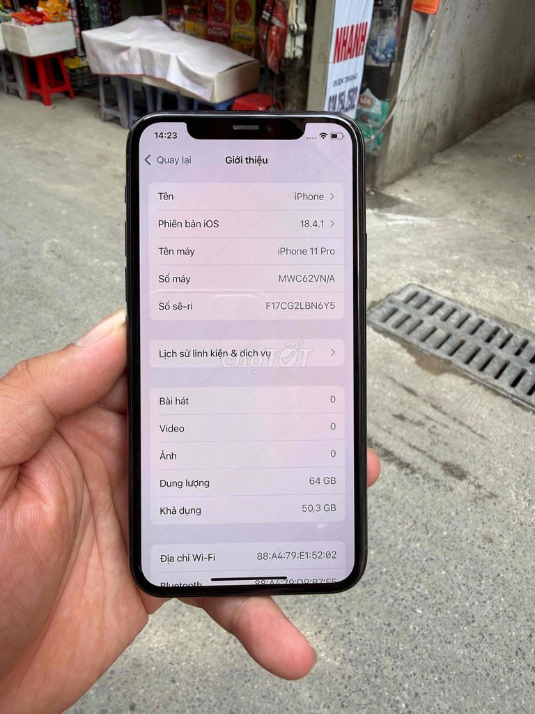 iPhone 11 Pro 64GB Xám Đã sử dụng. Mua bán Điện thoại tại Quận Cầu Giấy Hà Nội được đăng bởi Điện Thoại Tốt hình 1