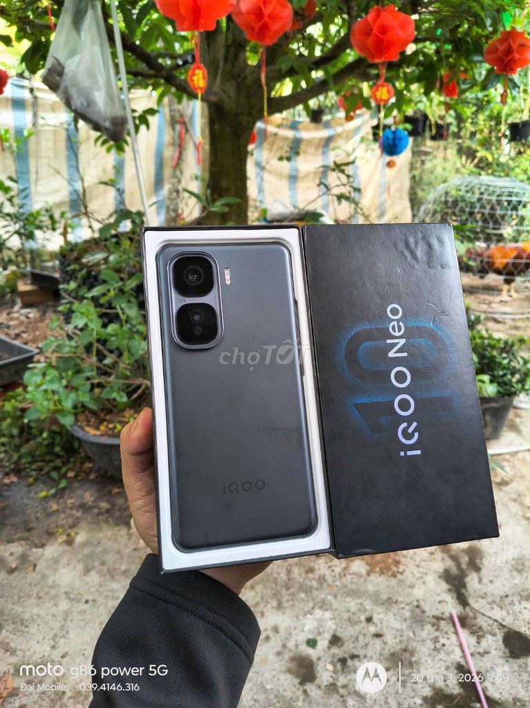 Vivo iQOO Neo 10 Fullbox ( Có giao lưu ). Mua bán Điện thoại tại Thành phố Vĩnh Long Vĩnh Long được đăng bởi Đại Mobile Báo đúng tình trạng  hình 1