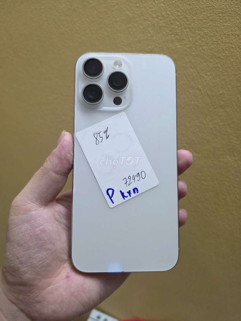 iPhone 15 Pro Max 256GB Trắng. Mua bán Điện thoại tại Huyện Ý Yên Nam Định được đăng bởi TL shop hình 1