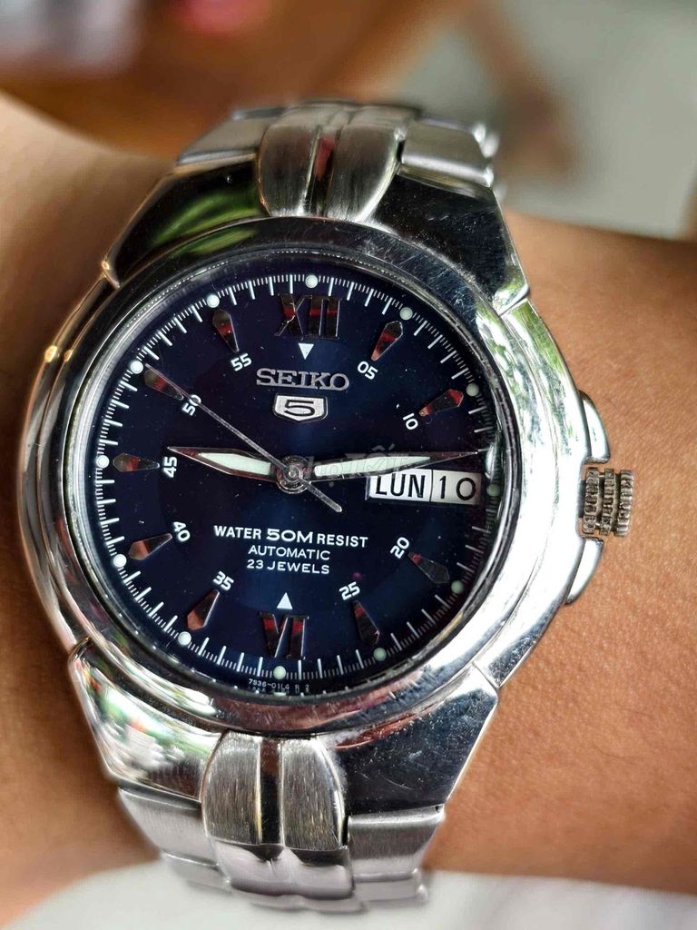 Đồng hồ Seiko 7s36 Sports Nam Xanh cô ban Thép. Mua bán Đồng hồ tại Quận 10 Tp Hồ Chí Minh được đăng bởi lê mạnh tuân hình 1