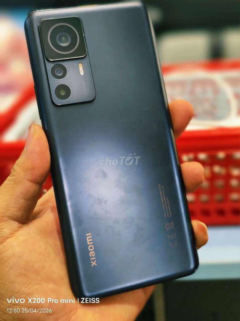 Xiaomi 12T Pro 12/256GB Đen sọc . Mua bán Điện thoại tại Quận Tân Bình Tp Hồ Chí Minh được đăng bởi Táo Bán Lổ hình 1