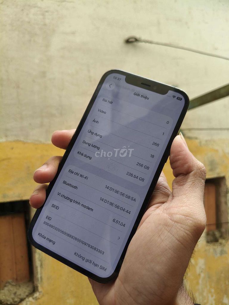 Apple iPhone 12 Pro 256GB Xám Quốc tế. Mua bán Điện thoại tại Thành phố Mỹ Tho Tiền Giang được đăng bởi Quan Nguyễn  hình 1