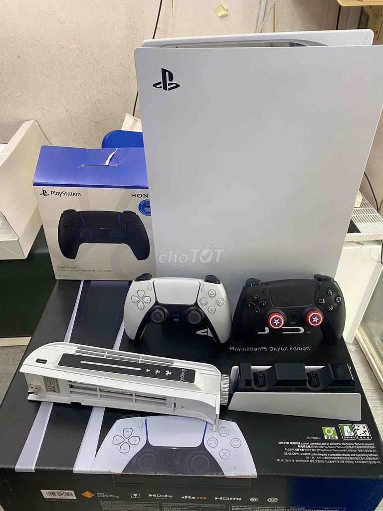 Máy chơi game Sony PS5 CFI-1218B Digital Trắng. Mua bán Thiết bị chơi game tại Quận 3 Tp Hồ Chí Minh được đăng bởi Tuấn Nguyễn hình 1