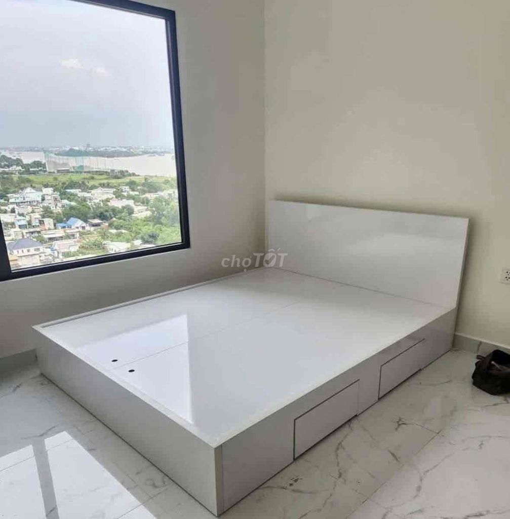 Giường ngủ Gỗ MDF Trắng 1m6x2mx30cm. Mua bán Giường, chăn ga gối nệm tại Thành phố Thủ Đức Tp Hồ Chí Minh được đăng bởi Hong Le hình 1