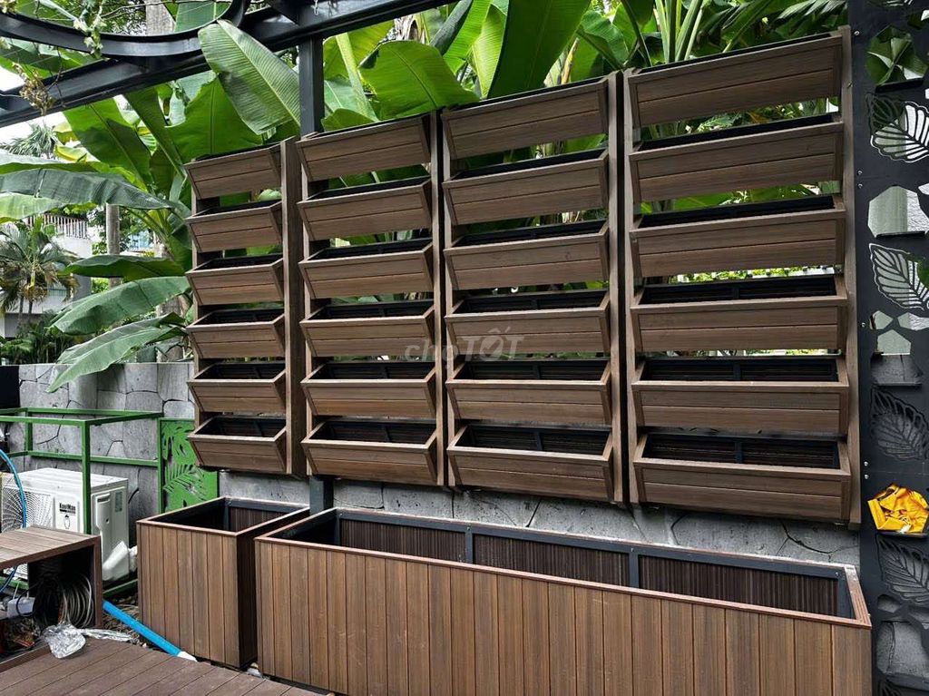 Chậu cây gỗ nhựa Ecowood cho sân vườn. Mua bán Cây cảnh, đồ trang trí tại Quận Nam Từ Liêm Hà Nội được đăng bởi Nguyễn Nhung hình 1