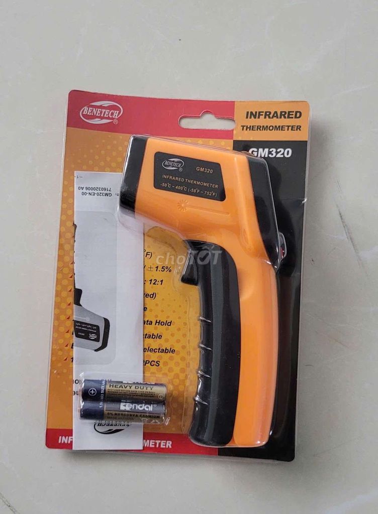 Nhiệt kế hồng ngoại BENETECH GM320. Mua bán Đồ chuyên dụng, Giống nuôi trồng tại Thành phố Quảng Ngãi Quảng Ngãi được đăng bởi Tin Ktum hình 1