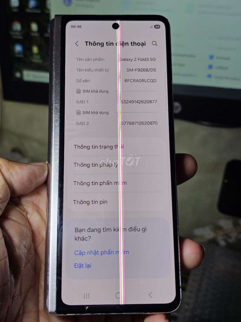 Galaxy Z Fold3 5G 256GB VN giá rẻ trải nghiệm . Mua bán Điện thoại tại Quận 8 Tp Hồ Chí Minh được đăng bởi Thiên Hòa mobile  hình 1
