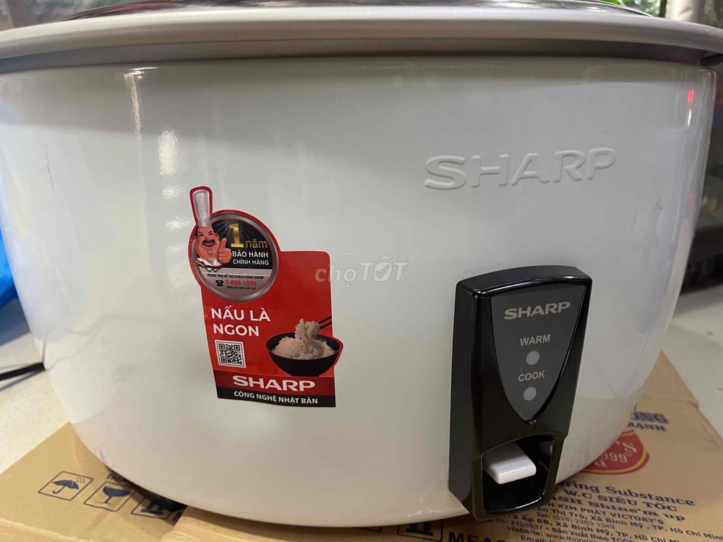 Nồi cơm điện Sharp 10 lít Thái Lan Trắng Mới 99,99. Mua bán Bếp, lò, đồ điện nhà bếp tại Quận Tân Bình Tp Hồ Chí Minh được đăng bởi Thuý hình 1