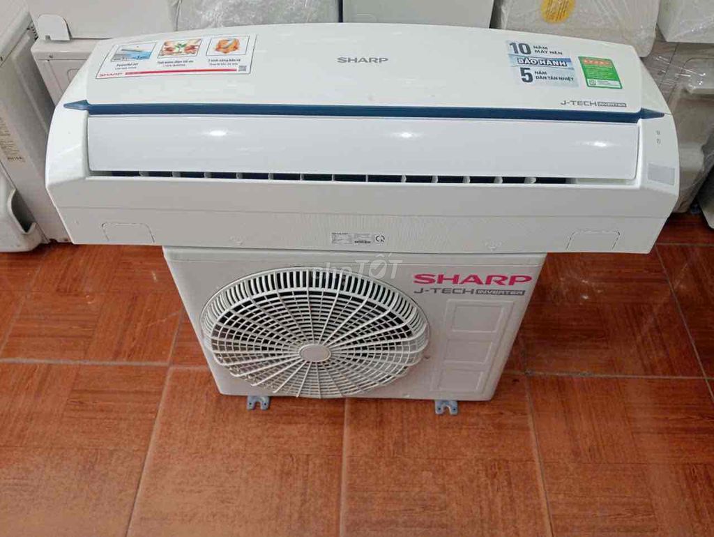 Máy lạnh Sharp J-tech Inverter 1hp Thái Lan. Mua bán Máy lạnh, điều hoà tại Quận 7 Tp Hồ Chí Minh được đăng bởi Công Ty TNHH TM DV VT Kỹ Thuật  Hoàng Phúc hình 1