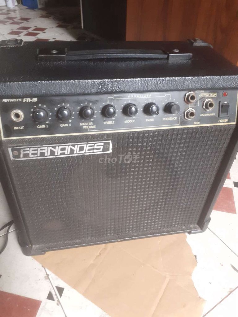 Amply guitar Fernandes FR-15 Đen 110V. Mua bán Nhạc cụ tại Quận Tân Bình Tp Hồ Chí Minh được đăng bởi Nguyễn đình vương  hình 1