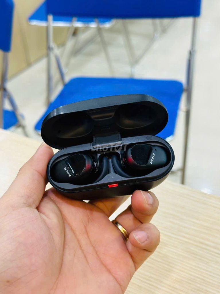 Tai nghe Sony WF-SP800N Đen. Mua bán Tivi, Âm thanh tại Quận Đống Đa Hà Nội được đăng bởi Bảo Táo Store hình 1