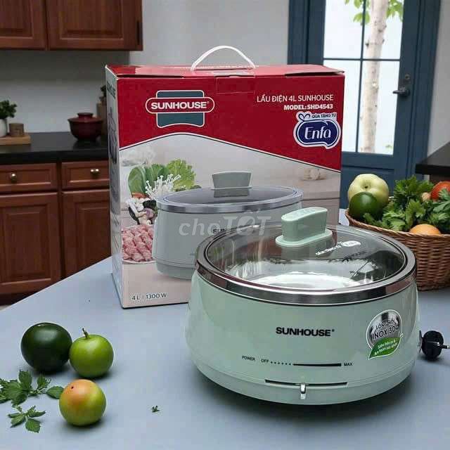 Nồi lẩu điện Sunhouse SHD4543 4L. Mua bán Bếp, lò, đồ điện nhà bếp tại Quận 7 Tp Hồ Chí Minh được đăng bởi Duyen  hình 1