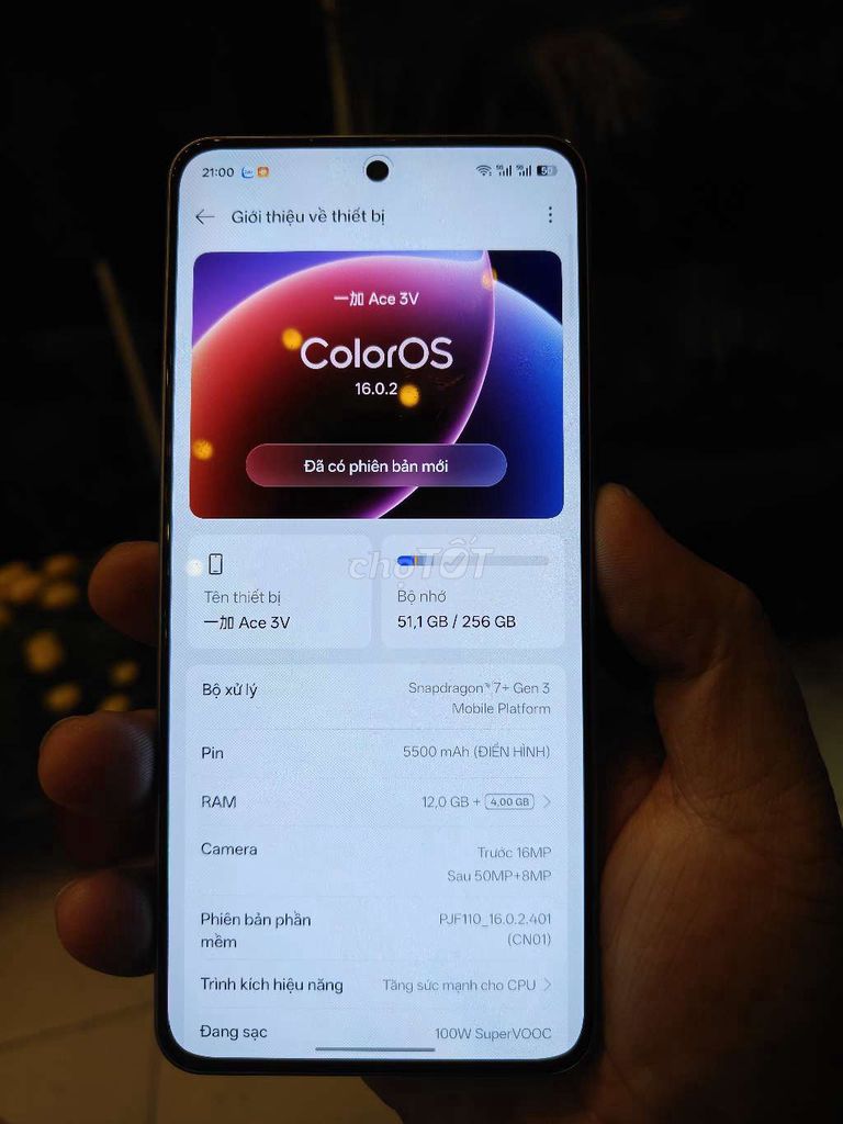 OnePlus Ace 3V color 16. Mua bán Điện thoại tại Quận Tân Phú Tp Hồ Chí Minh được đăng bởi Iron Men Cat hình 1