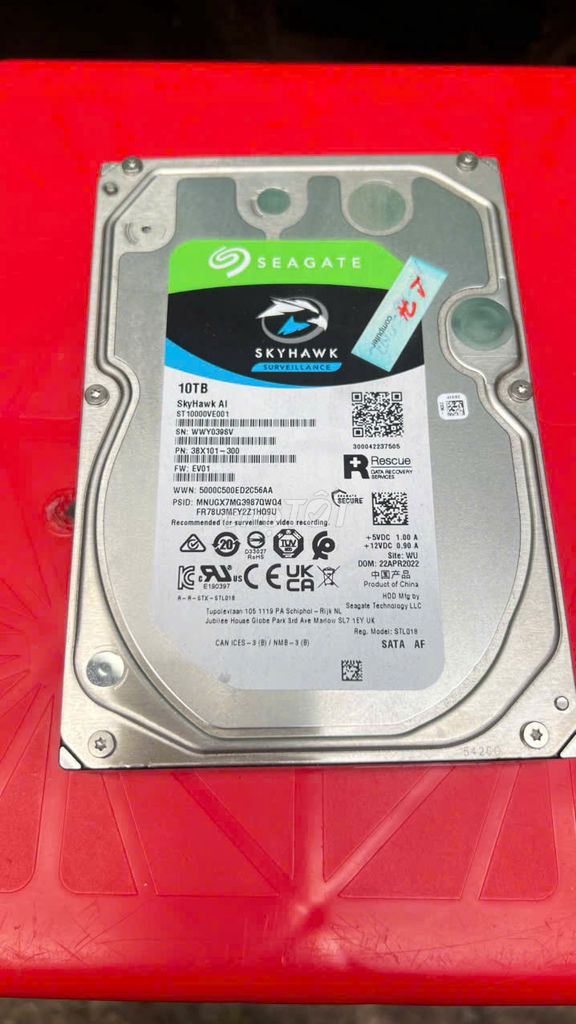 Ổ cứng Skyhawk 6TB 10TB giá mềm, chạy ổn
