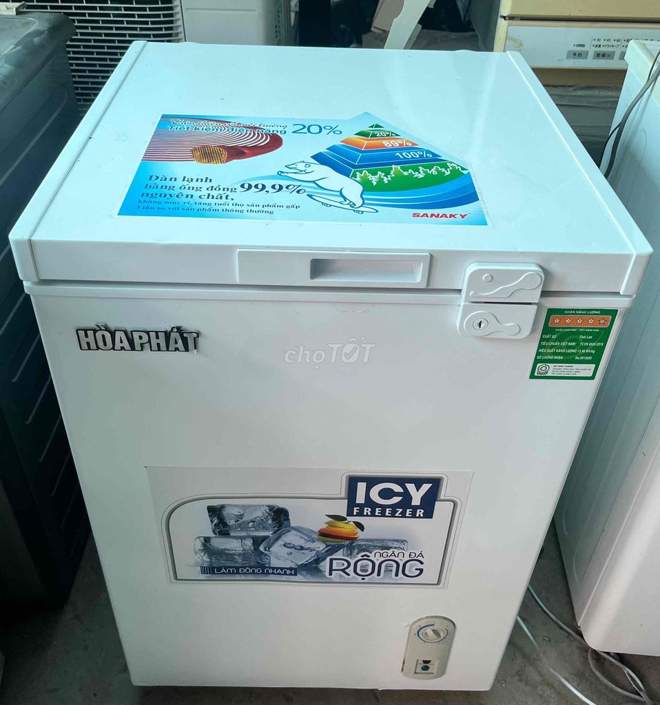 Tủ đông Hòa Phát 100 lít Trắng 2024. Mua bán Tủ lạnh tại Quận Nam Từ Liêm Hà Nội được đăng bởi Nguyễn Tiến Dũng hình 1