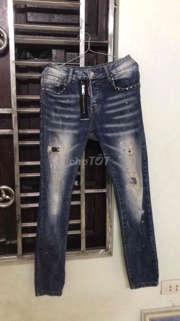 Quần jean nam Dsquared2 vải jean. Mua bán Quần áo tại Huyện Trấn Yên Yên Bái được đăng bởi Bảo Kều hình 1