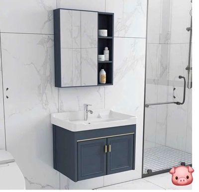 Bộ tủ chậu lavabo màu xanh sang trọng,. Mua bán Thiết bị vệ sinh, nhà tắm tại Huyện Bình Chánh Tp Hồ Chí Minh được đăng bởi NiNa SHOP