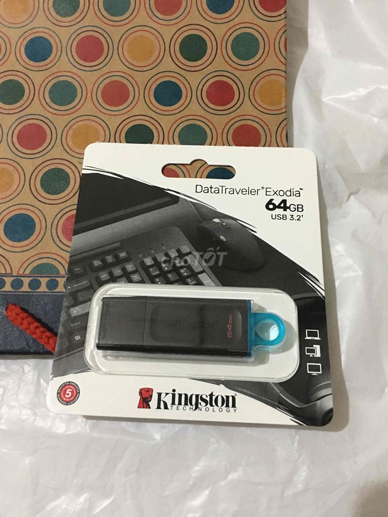 USB Kingston DTX 64G. Mua bán Phụ kiện (Màn hình, Chuột...) tại Quận Cầu Giấy Hà Nội được đăng bởi HẢI ANH hình 1