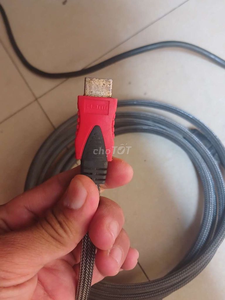Cáp HDMI Kim loại Đỏ Đen. Mua bán Phụ kiện (Màn hình, Chuột...) tại Thành phố Thủ Đức Tp Hồ Chí Minh được đăng bởi ngoc hình 1