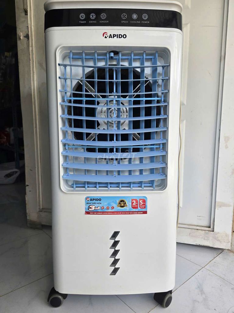 Quạt hơi nước Rapido Trắng Xanh. Mua bán Quạt tại Thành phố Sóc Trăng Sóc Trăng được đăng bởi kiều kiều hình 1