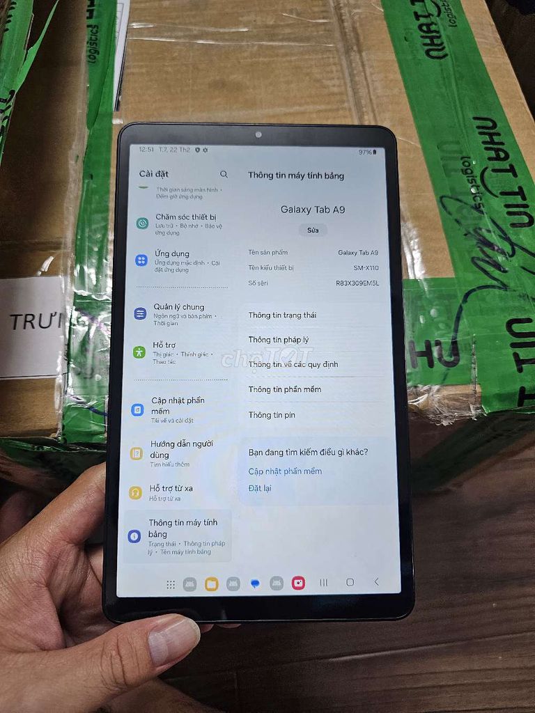 Tab a9 wifi 4.64gb còn bh t10.2025