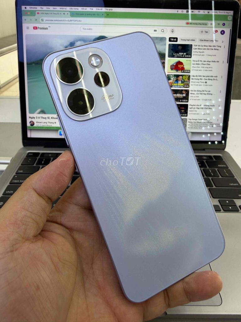 Oppo Reno 15F 5G 256GB Tím. Mua bán Điện thoại tại Thành phố Thủ Dầu Một Bình Dương được đăng bởi TRẦN KHÁNH STORE TRẢ GÓP BAO NỢ XẤU hình 1