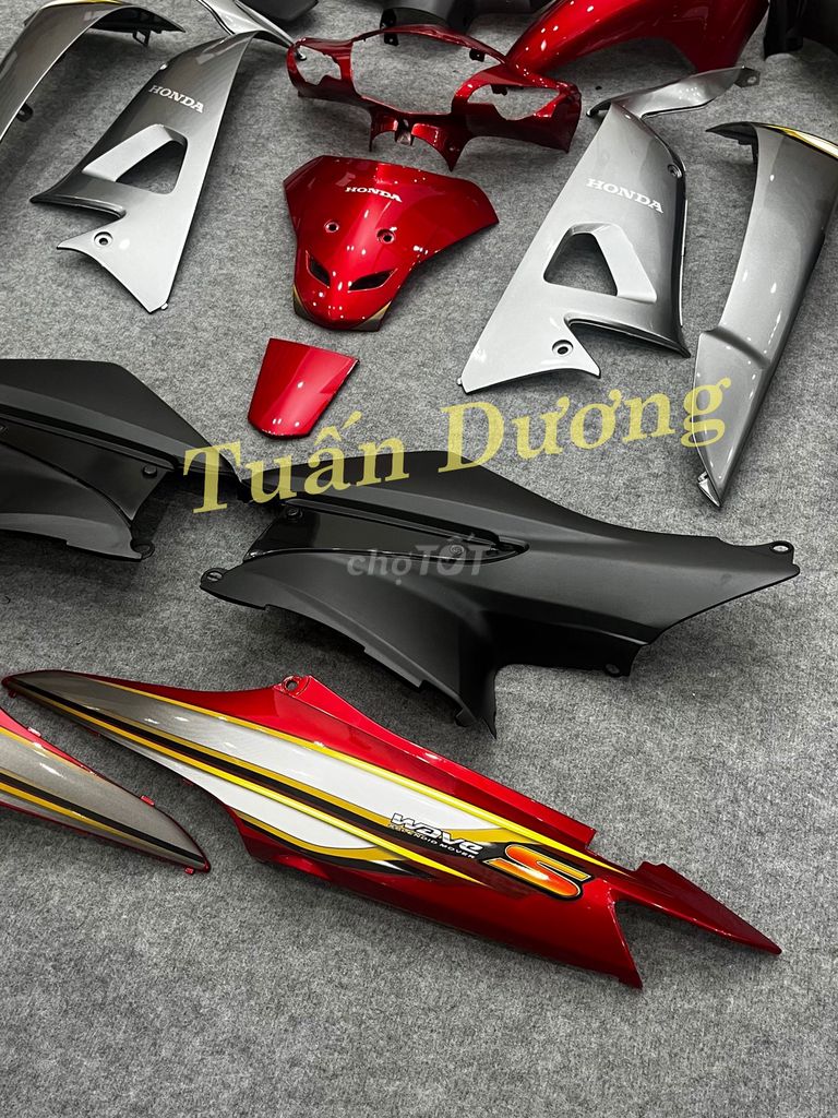 Dàn Áo Wave S100 Đỏ Đẹp Chuẩn Zin Xe Màu Chuẩn. Mua bán Phụ tùng xe tại Quận Hà Đông Hà Nội được đăng bởi Phụ Tùng Xe Tuấn Dương hình 3