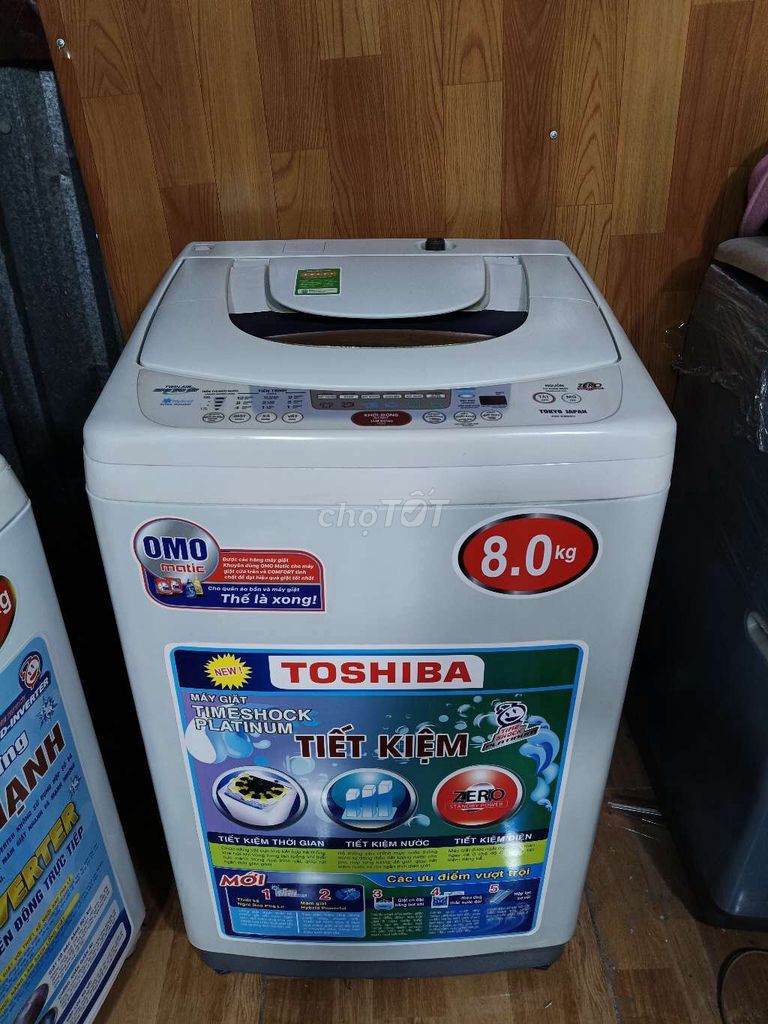 Máy giặt Toshiba 8kg . Bảo hành 6 tháng.. Mua bán Máy giặt tại Quận 12 Tp Hồ Chí Minh được đăng bởi A cuog hình 1