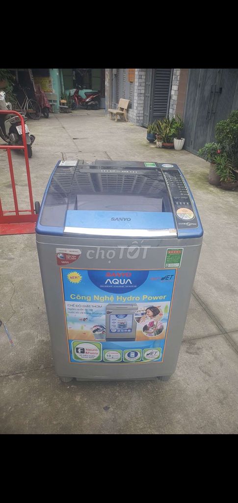 Máy giặt sanyo 12kg5 zin có bảo hành