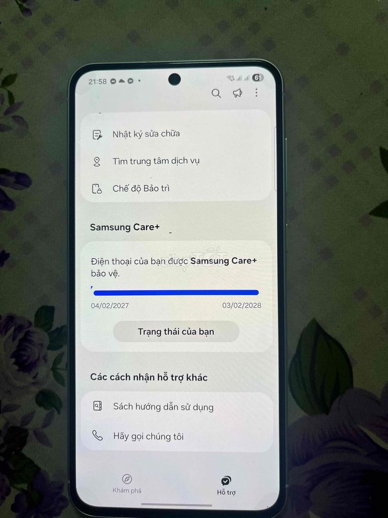Samsung A56 8GB/128GB Trắng Gần như mới. Mua bán Điện thoại tại Quận Bình Tân Tp Hồ Chí Minh được đăng bởi Nguyễn Tuấn hình 1
