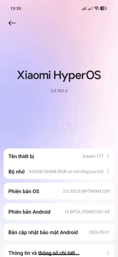 Xiaomi 17T 5G 12GB 256GB Đen Like New. Mua bán Điện thoại tại Quận Gò Vấp Tp Hồ Chí Minh được đăng bởi Sang Chivas hình 1