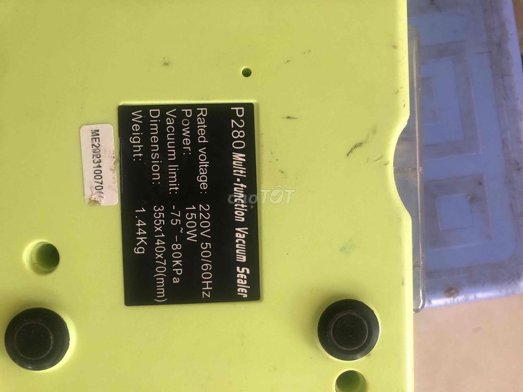 Máy hút chân không P280. Mua bán Bếp, lò, đồ điện nhà bếp tại Huyện Trảng Bom Đồng Nai được đăng bởi Van Hien hình 1