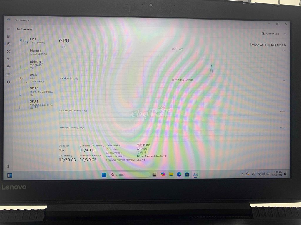 Lenovo Legion Y520 i5-7300HQ 8GB/240GB. Mua bán Laptop tại Quận Đống Đa Hà Nội được đăng bởi Thắng hình 1