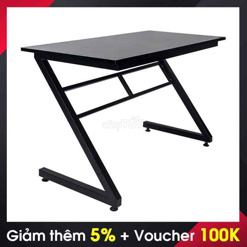 Bàn làm việc Gỗ Kim loại Đen Chữ Z. Mua bán Bàn ghế tại Huyện Cần Giuộc Long An được đăng bởi quang thắng  hình 1